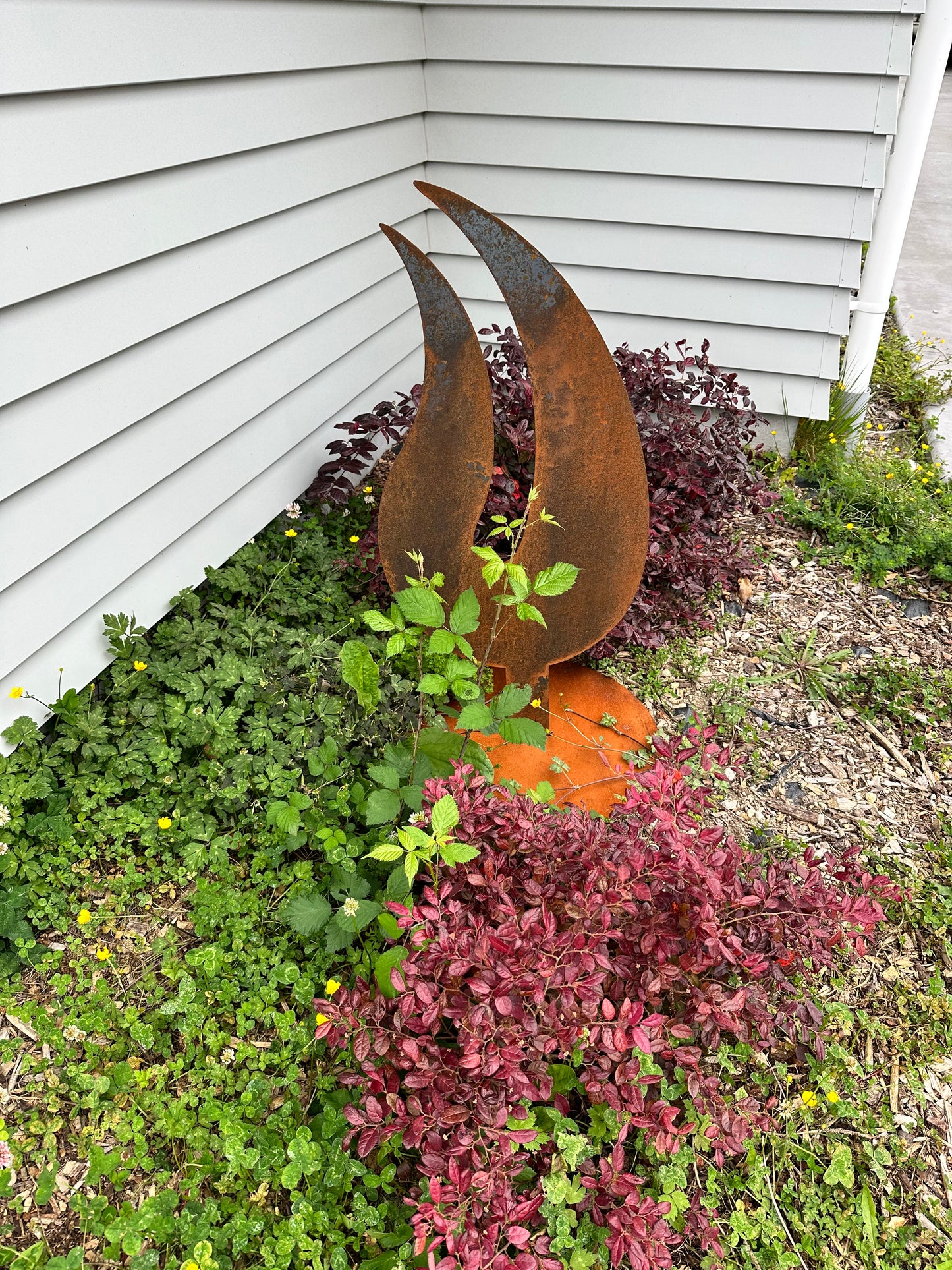 Corten Teardrop Sculpture