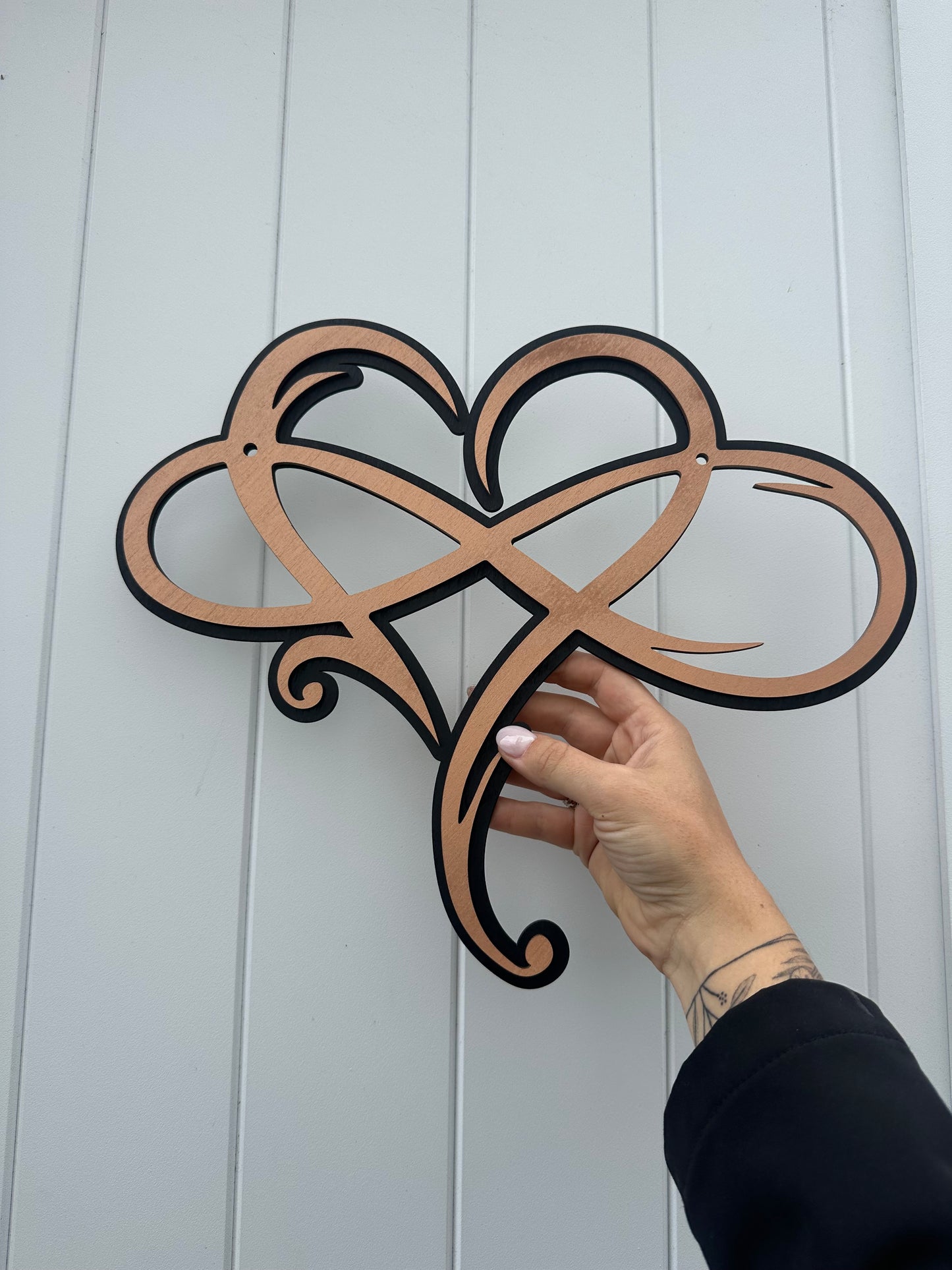 Double-Layered Infinity Heart