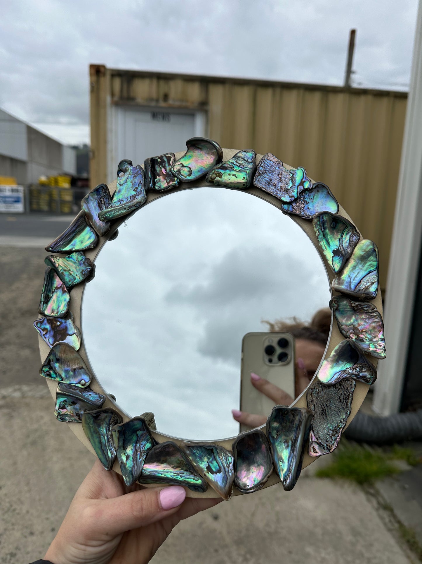 Pāua Shell Mirror