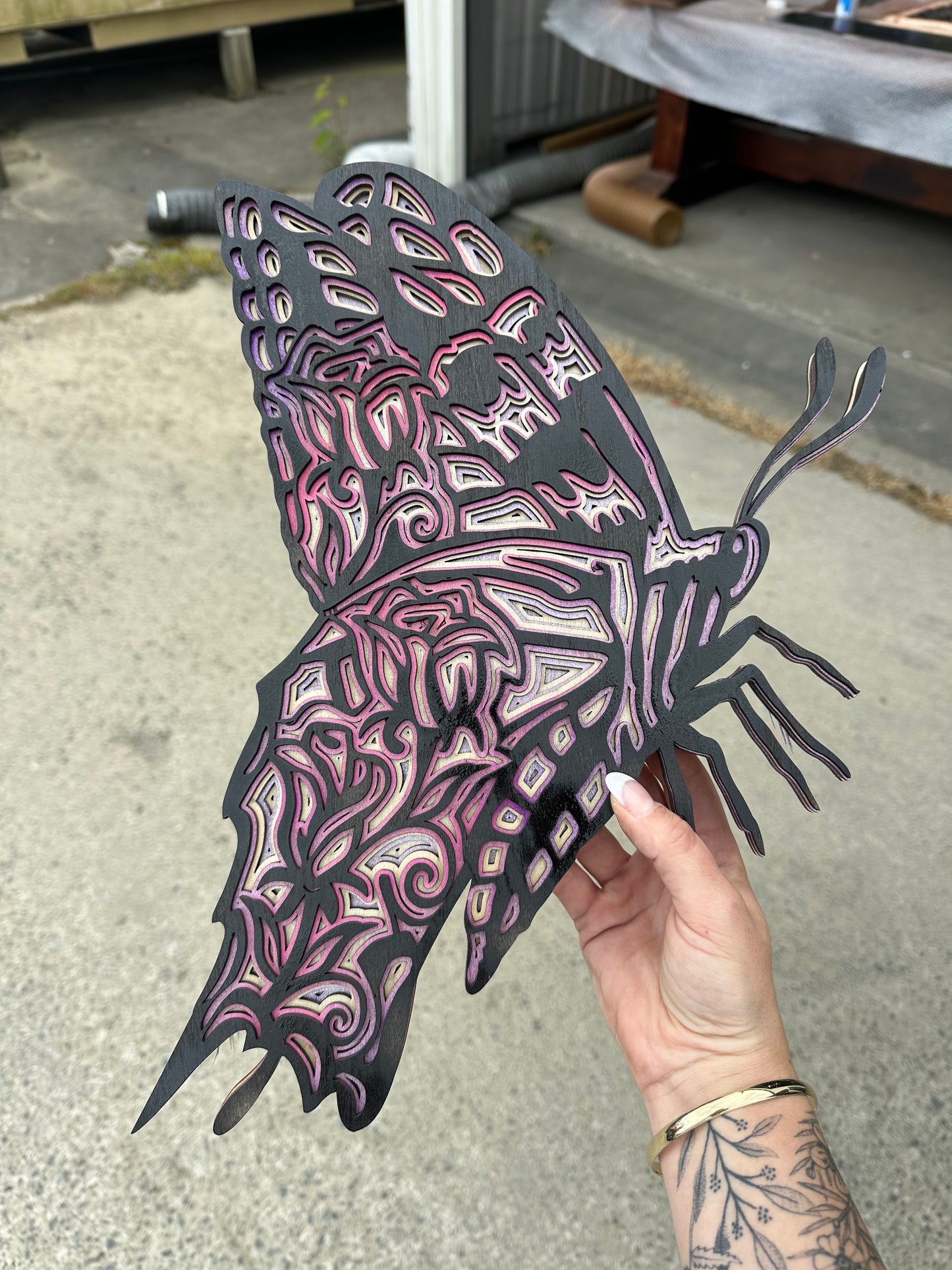 3D Layered Butterfly