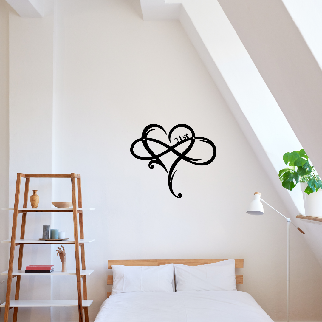 Age Customised Infinity Heart