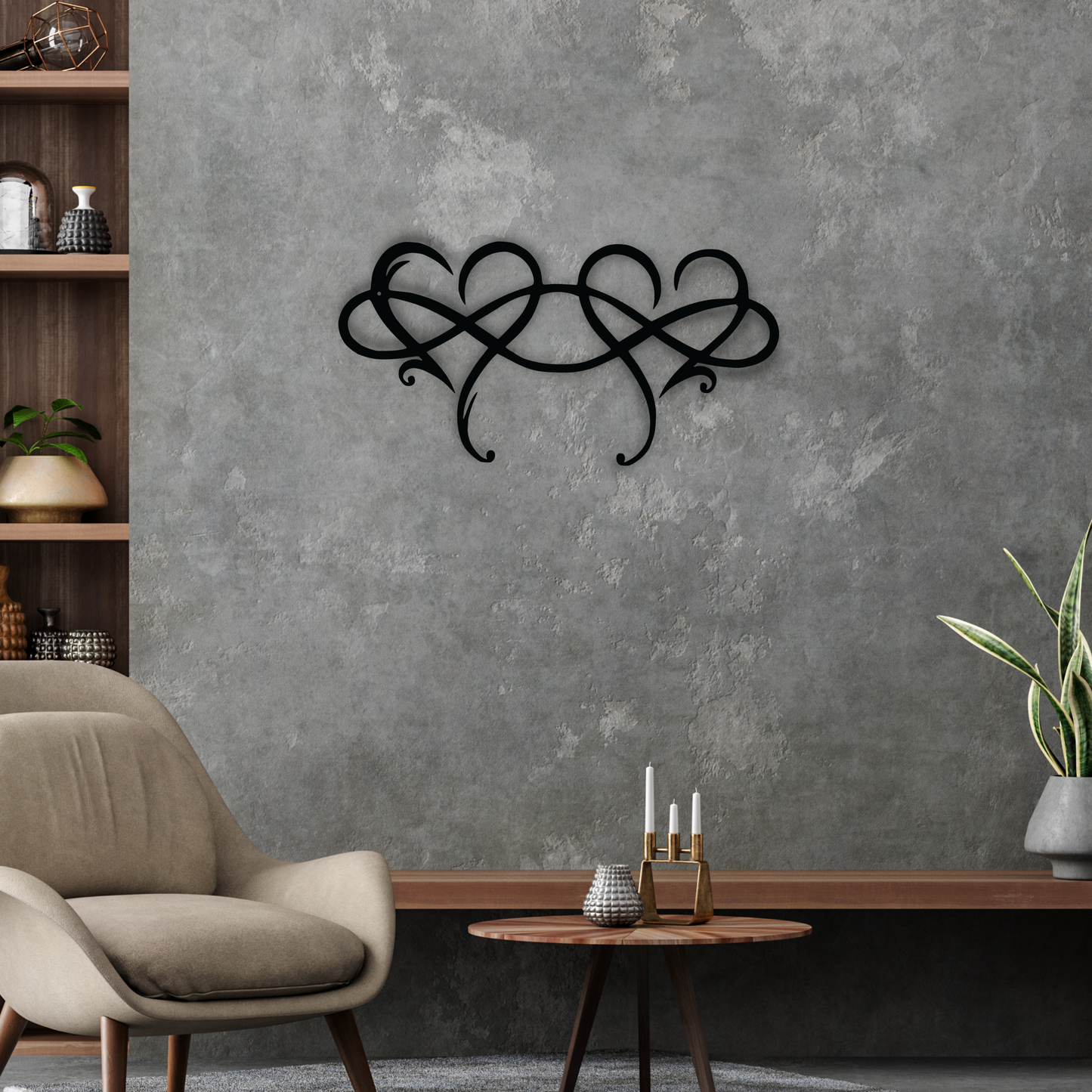 Double Infinity Heart