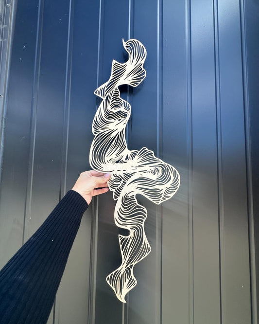 Smoke Wooden Wall Art