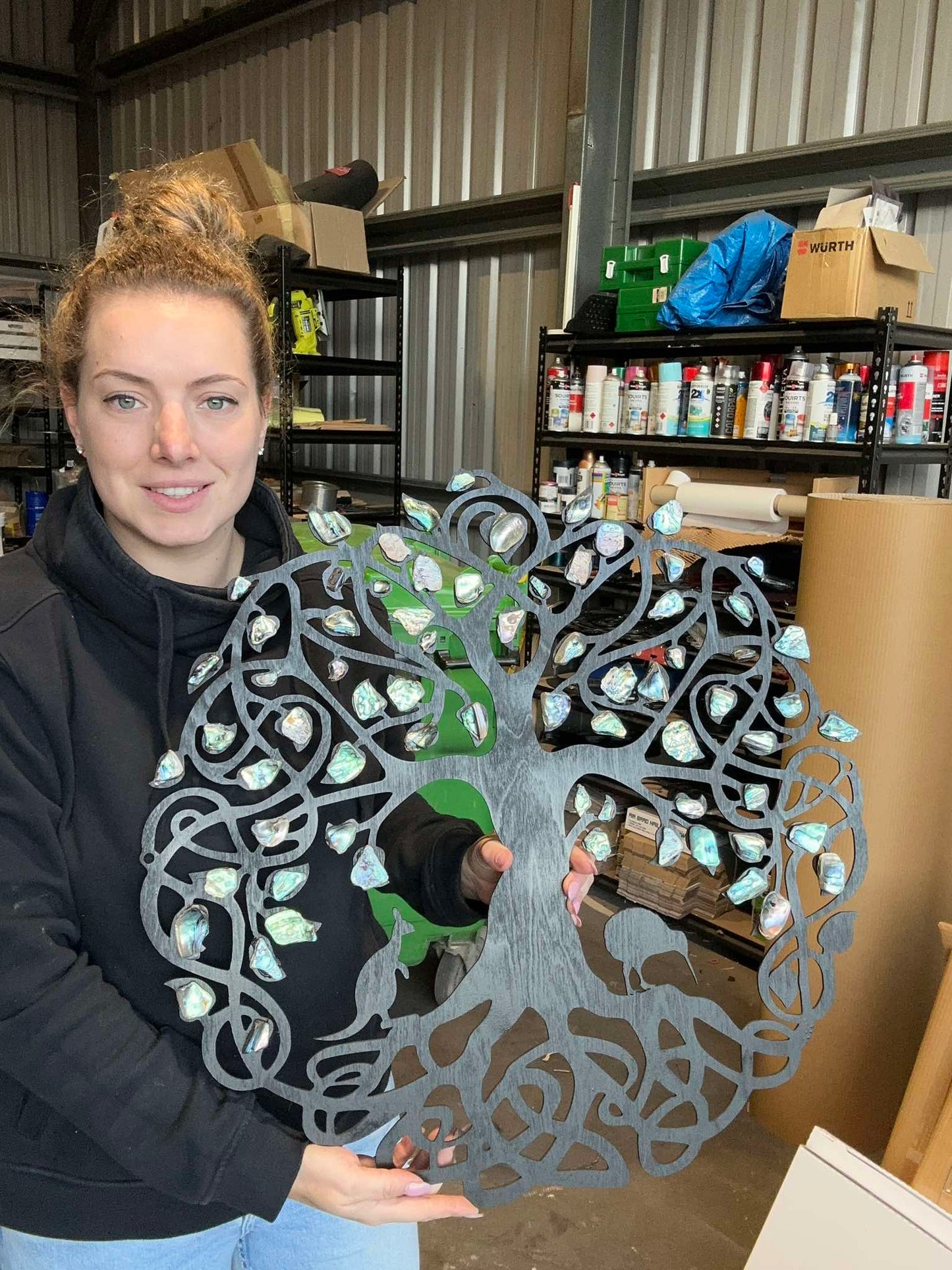 Trans Tasman Tree of Life with Paua