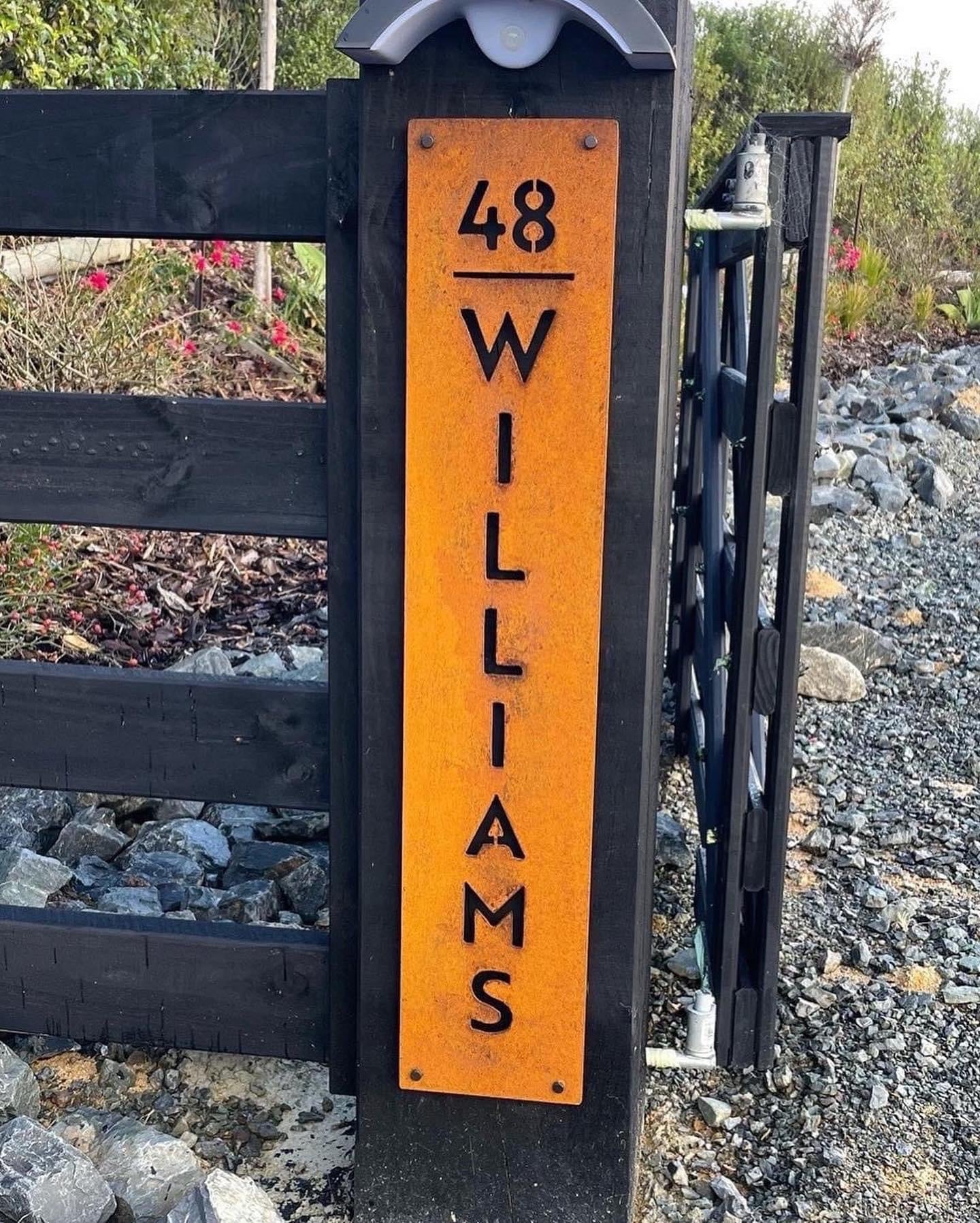 Address Sign