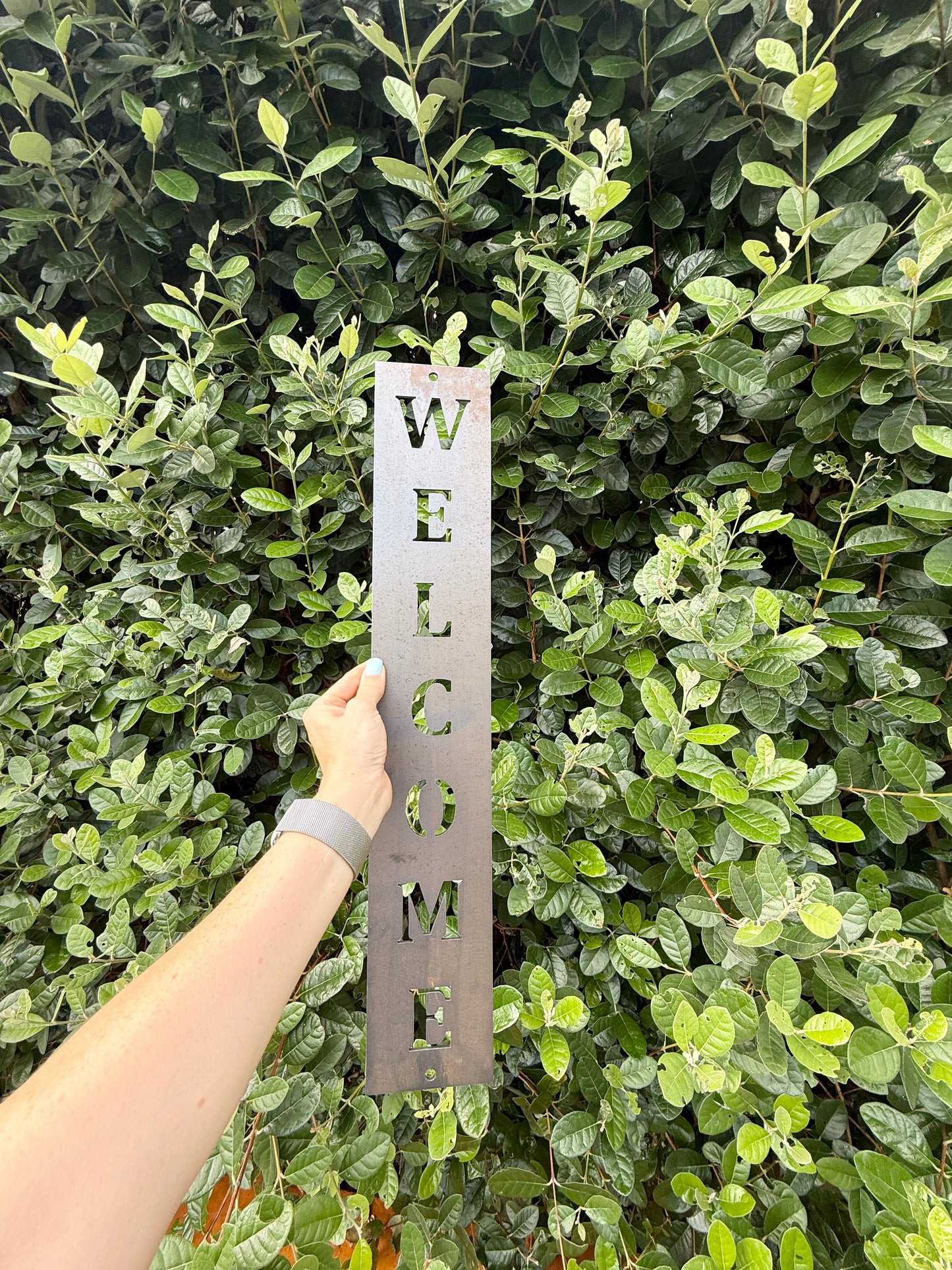 Welcome Vertical Sign