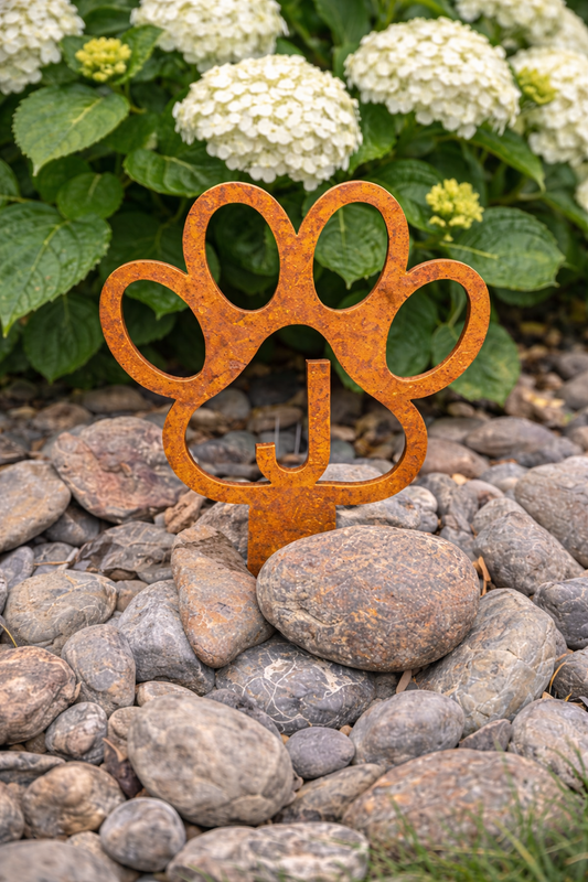 Personalised Letter Paw Ground Spike