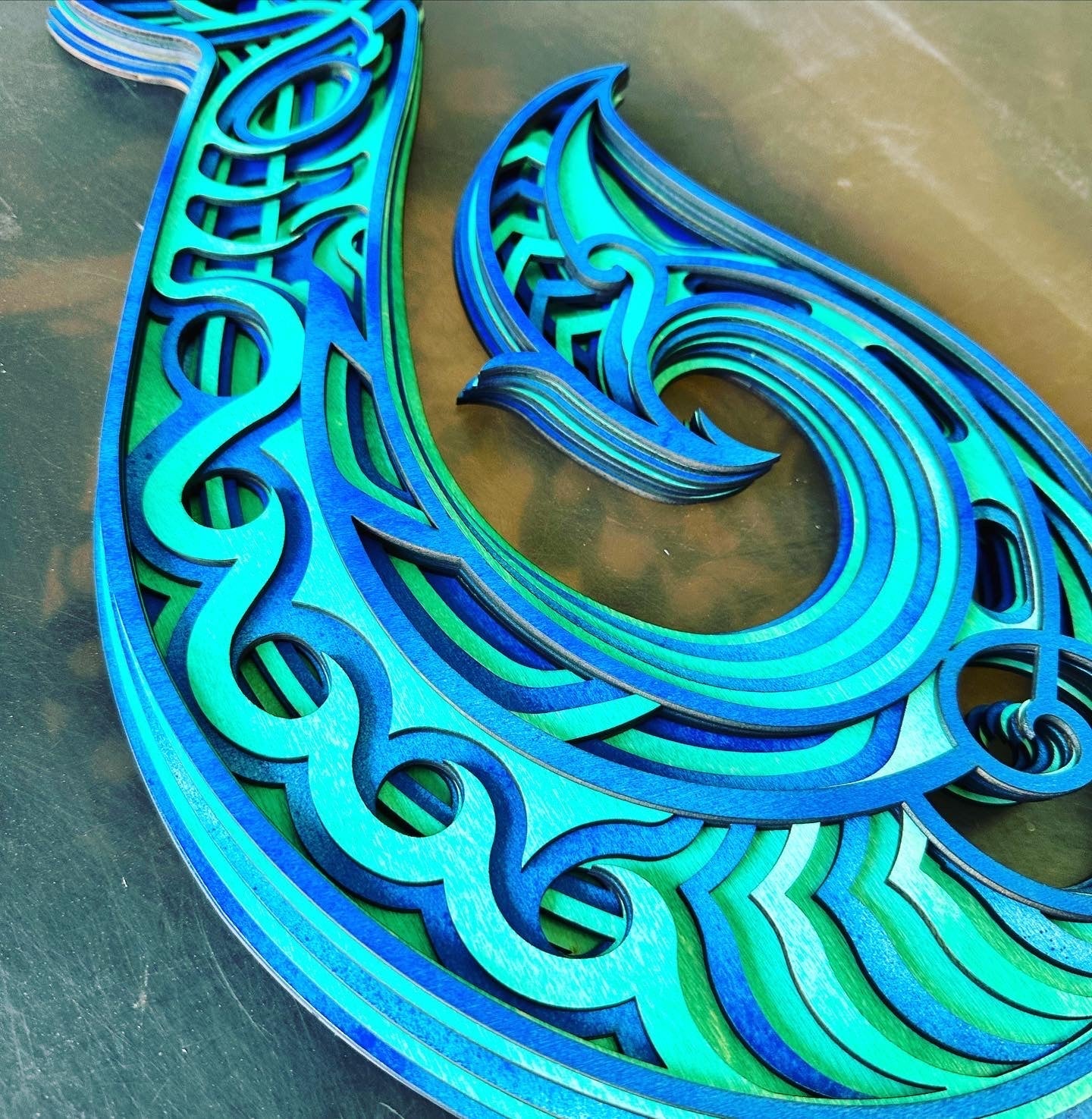 21st Version 3D Multi Layered Koru Fish Hook