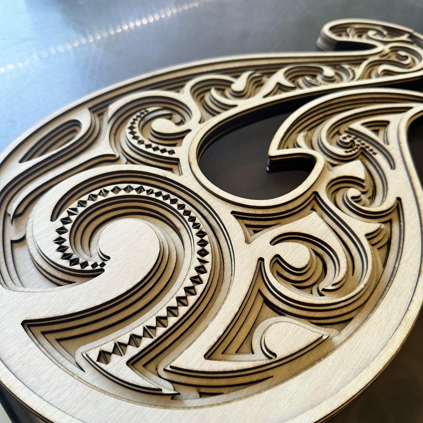 3D Multi Layered Koru Fish Hook – Plazmart NZ