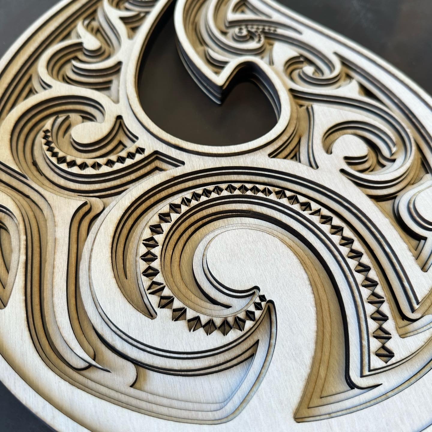 21st Version 3D Multi Layered Koru Fish Hook – Plazmart NZ