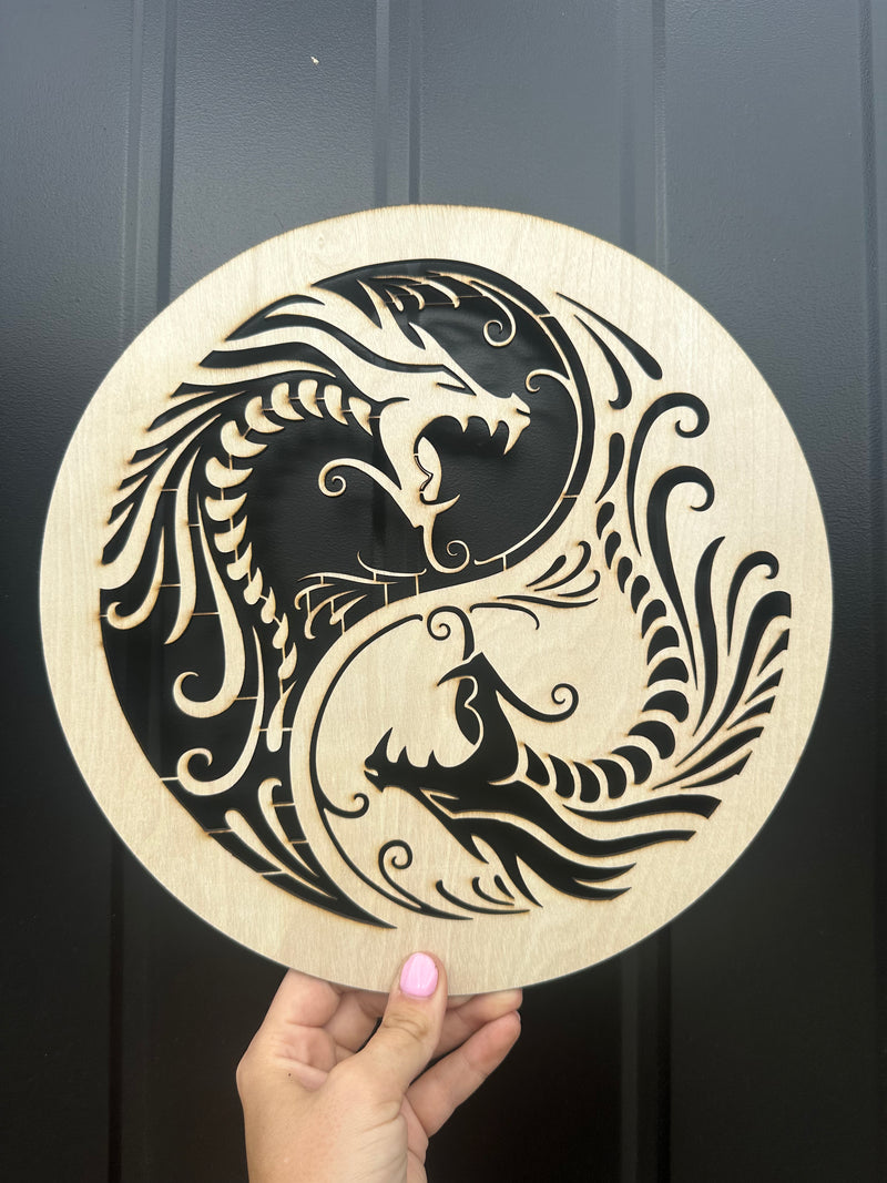 Wooden Dragon Yin Yang
