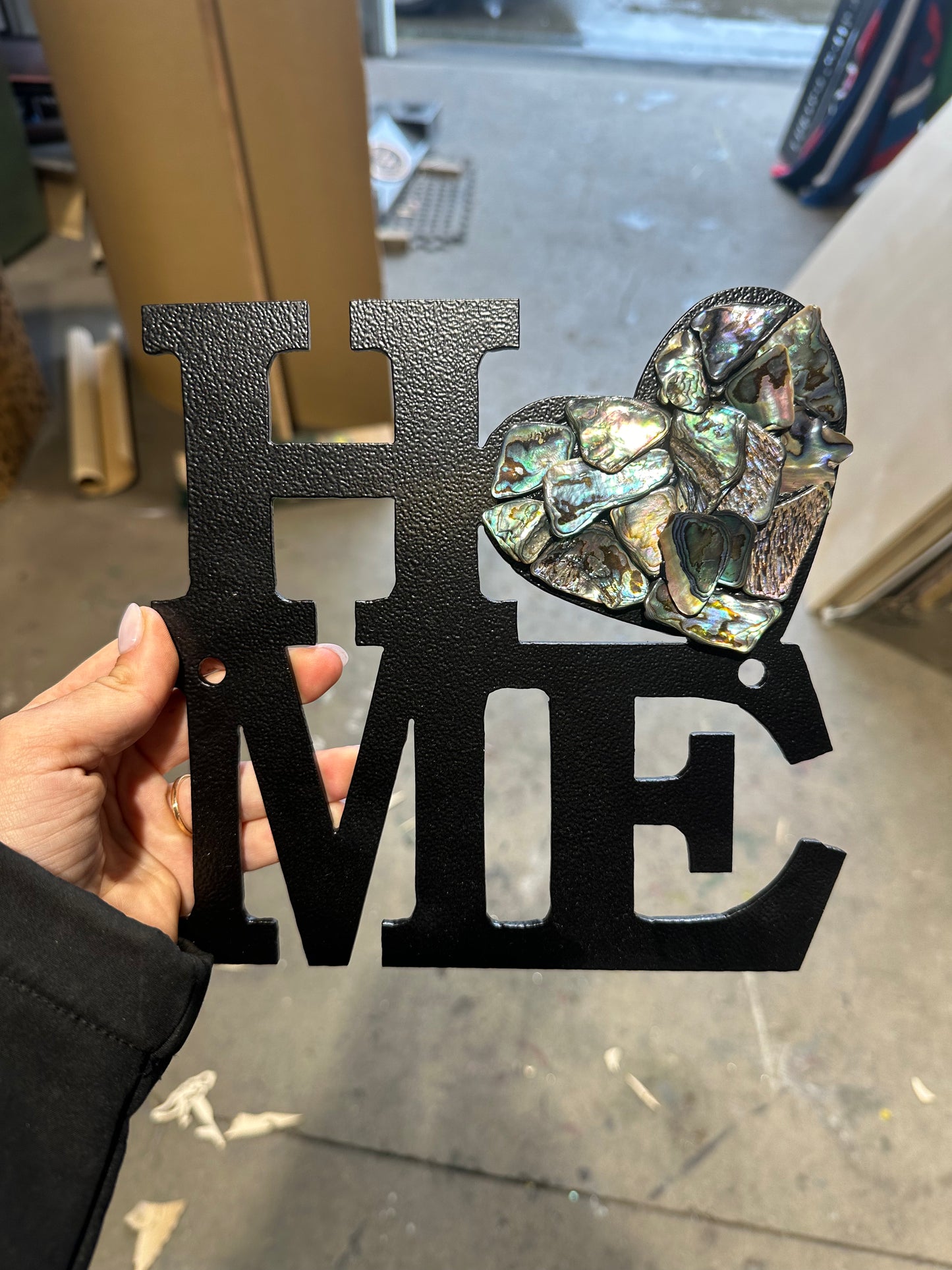 Paua Home Heart