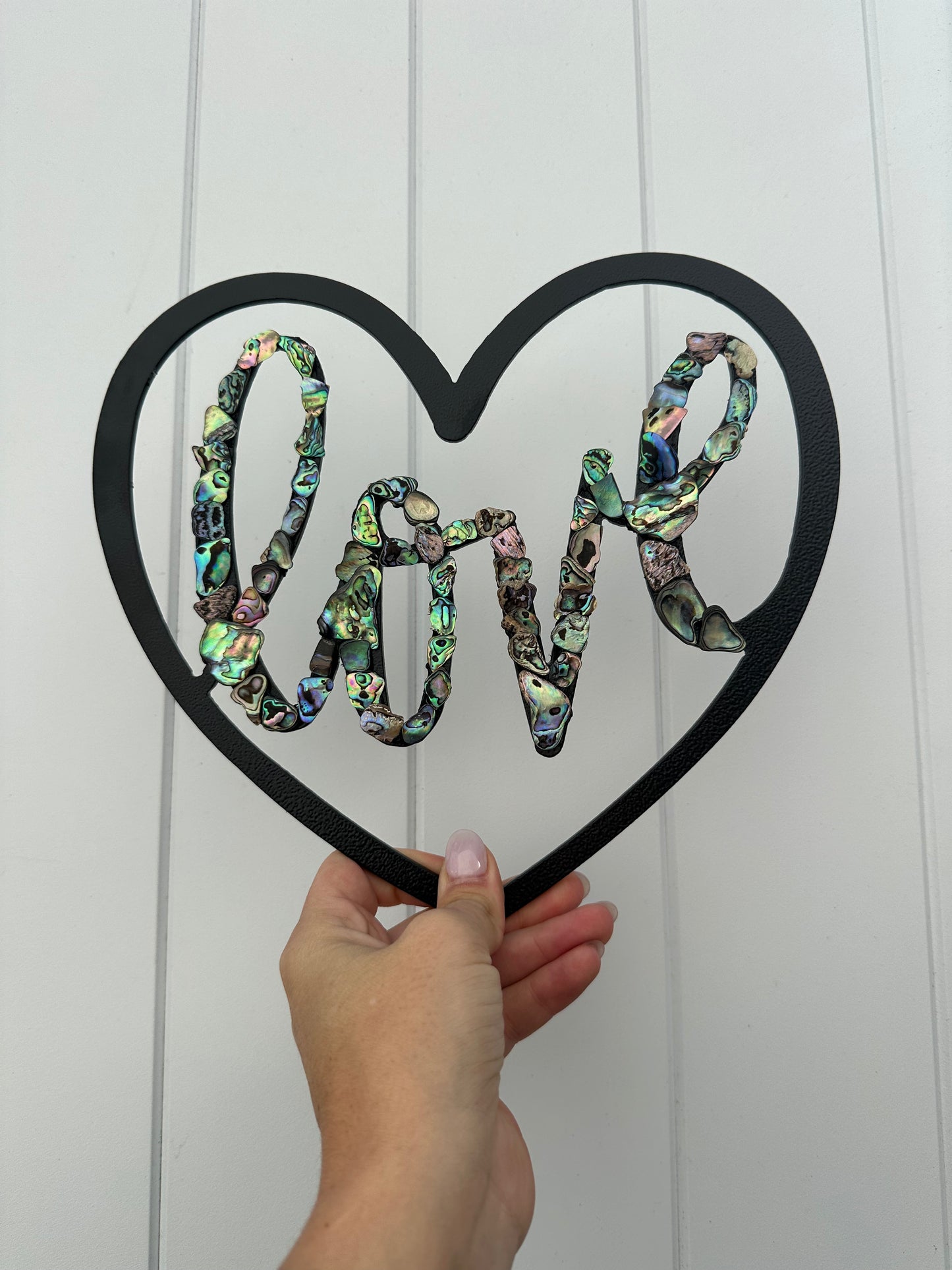 Paua Love Heart