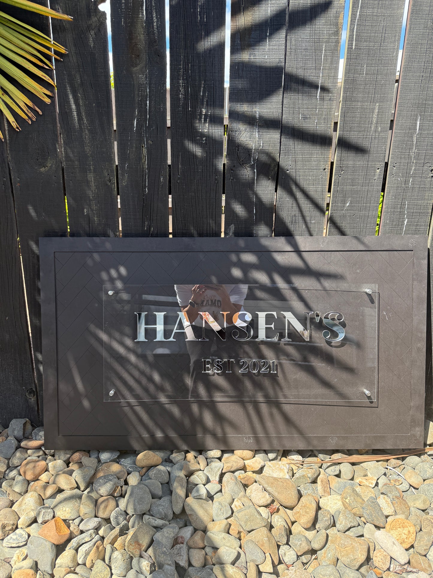 Custom Herringbone Sign