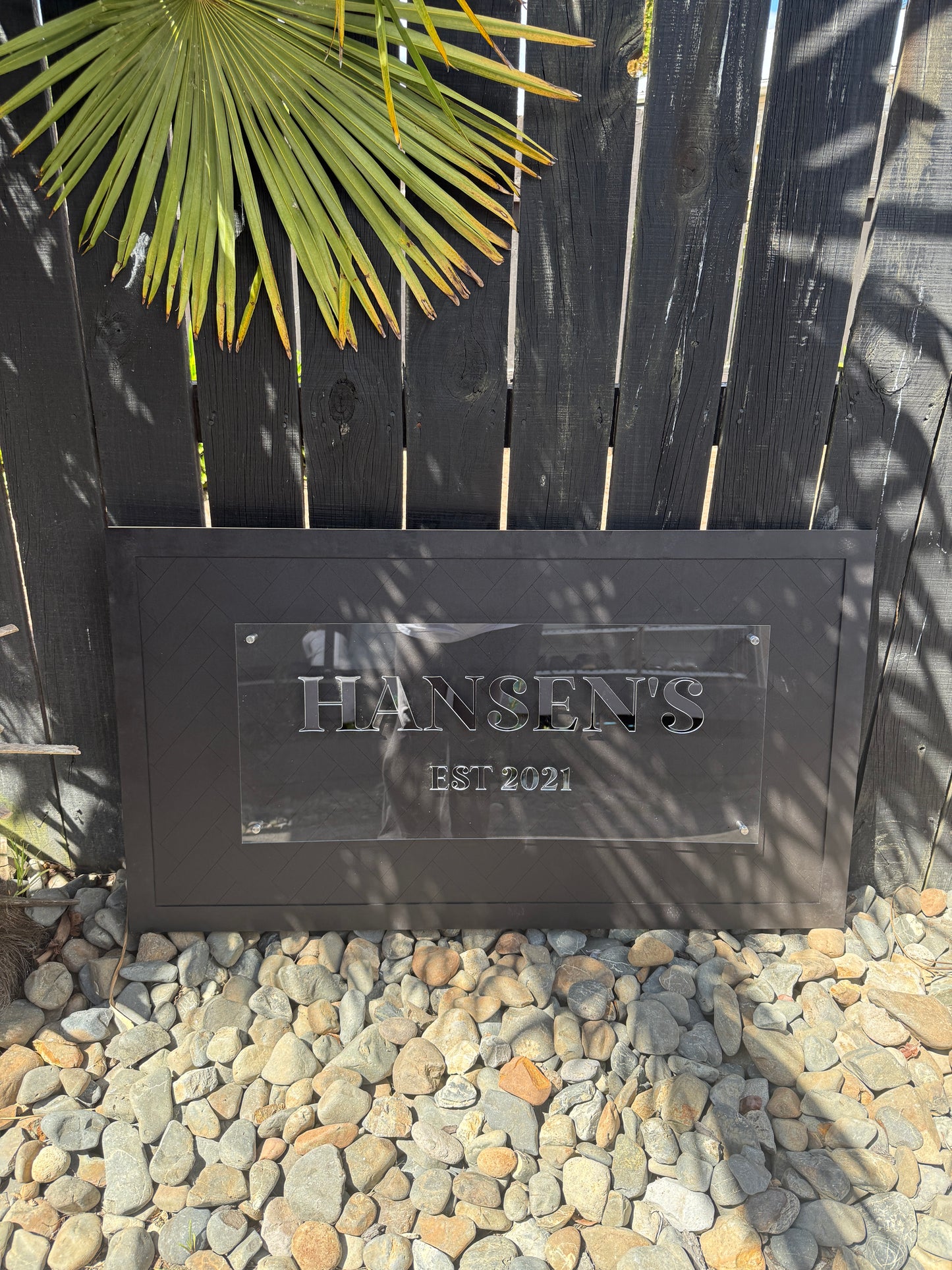 Custom Herringbone Sign