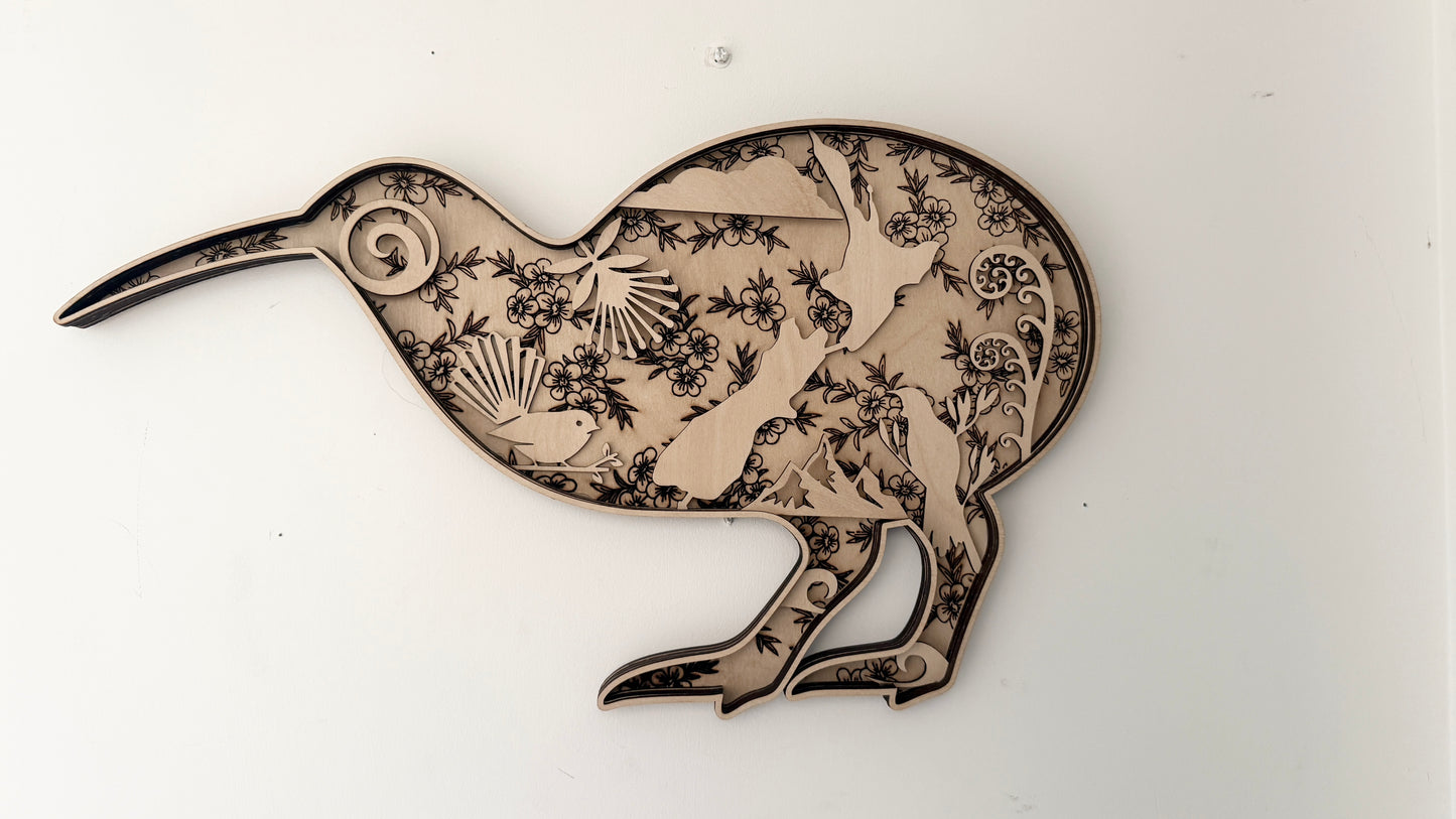 3D Kiwiana Kiwi