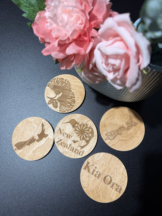 Kiwiana Coasters