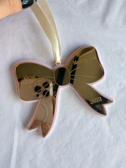 Custom Bow Ornament