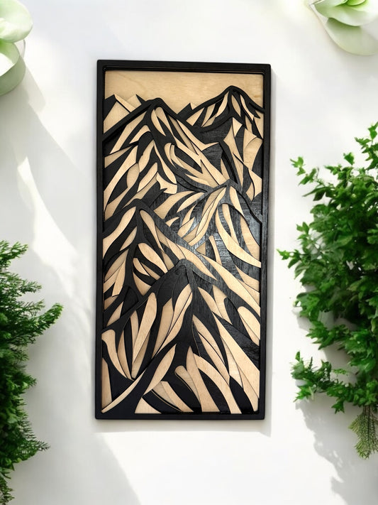 3D Multi-Layered Mountain Range