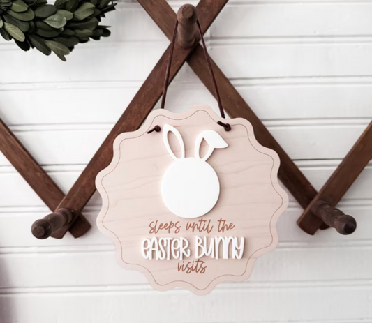 Reusable Easter Bunny Countdown Board