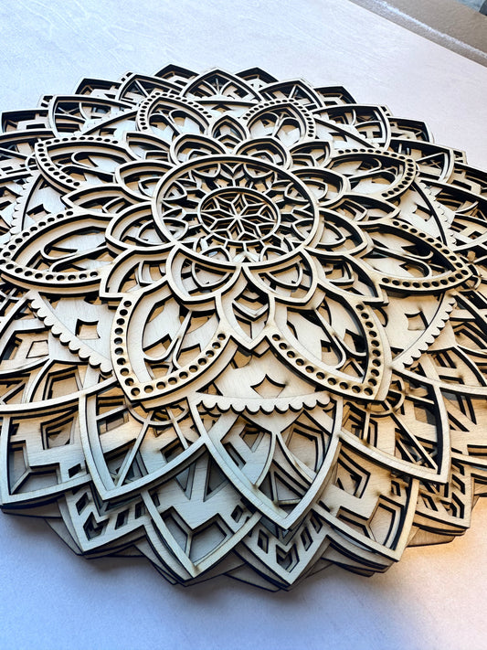 Wooden Mandala