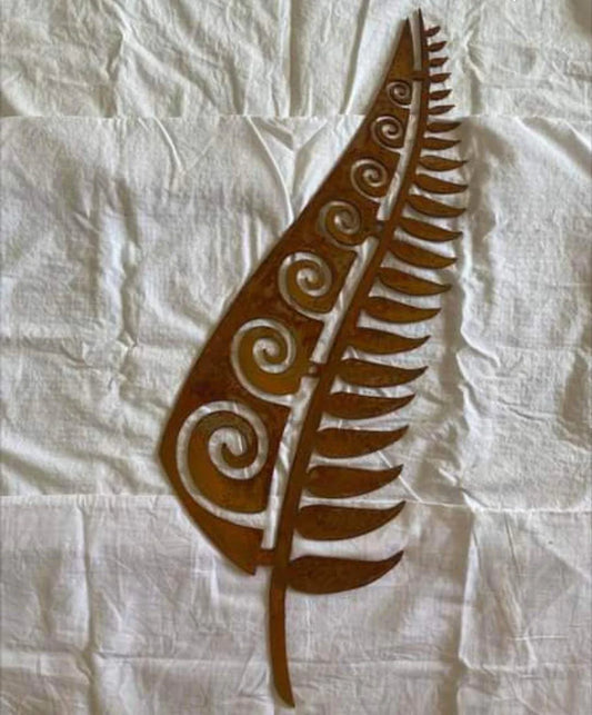 Corten Koru Fern