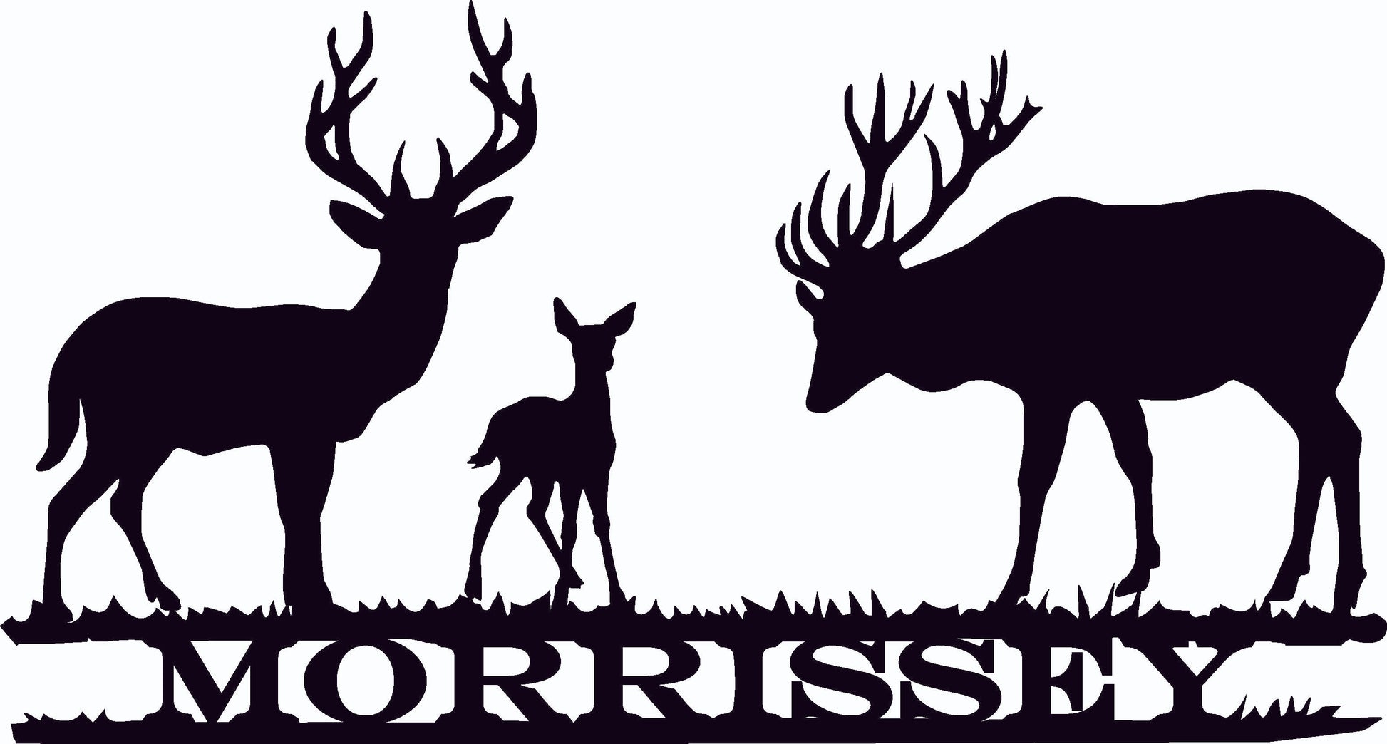 Personalised Deer Sign - Plazmart NZ