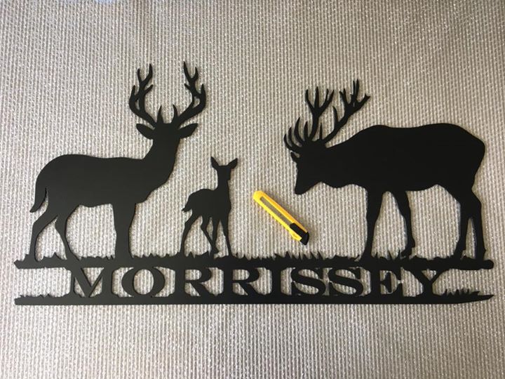 Personalised Deer Sign - Plazmart NZ