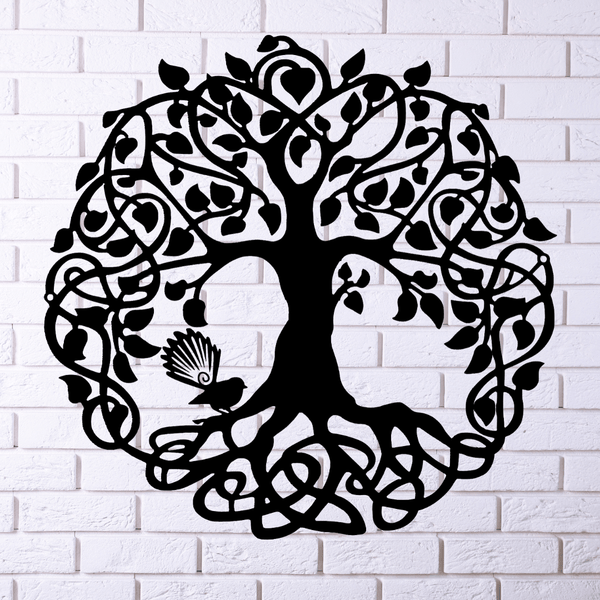 romantic tree of life metal wall art Plazmart NZ 