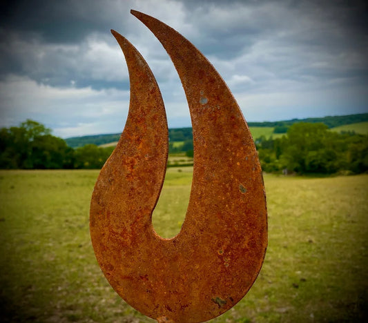 Corten Teardrop Sculpture