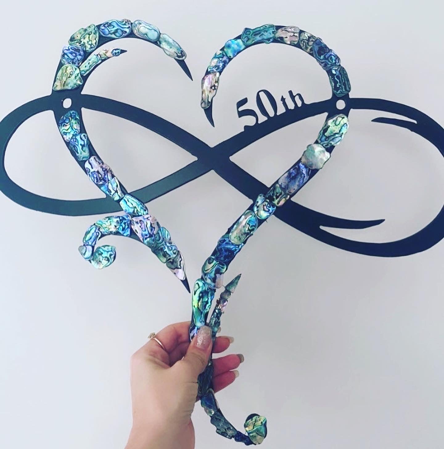 Age Customised Infinity Heart