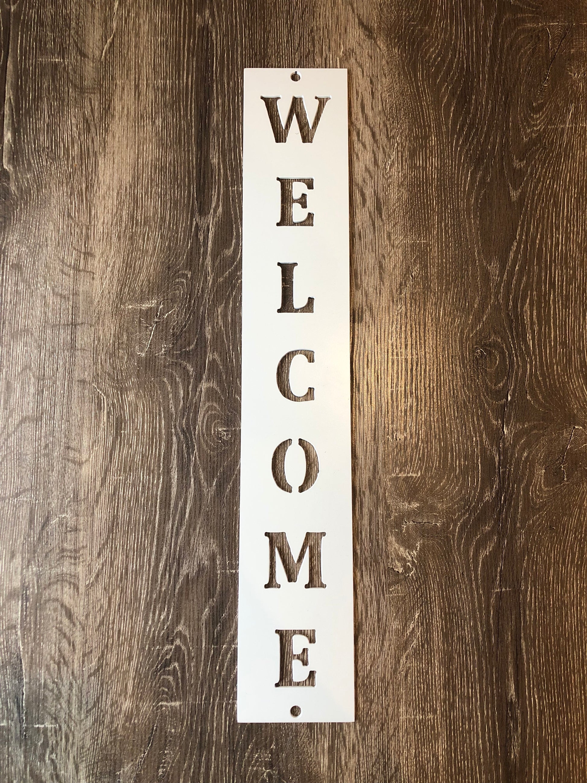 Welcome Vertical Sign – Plazmart NZ
