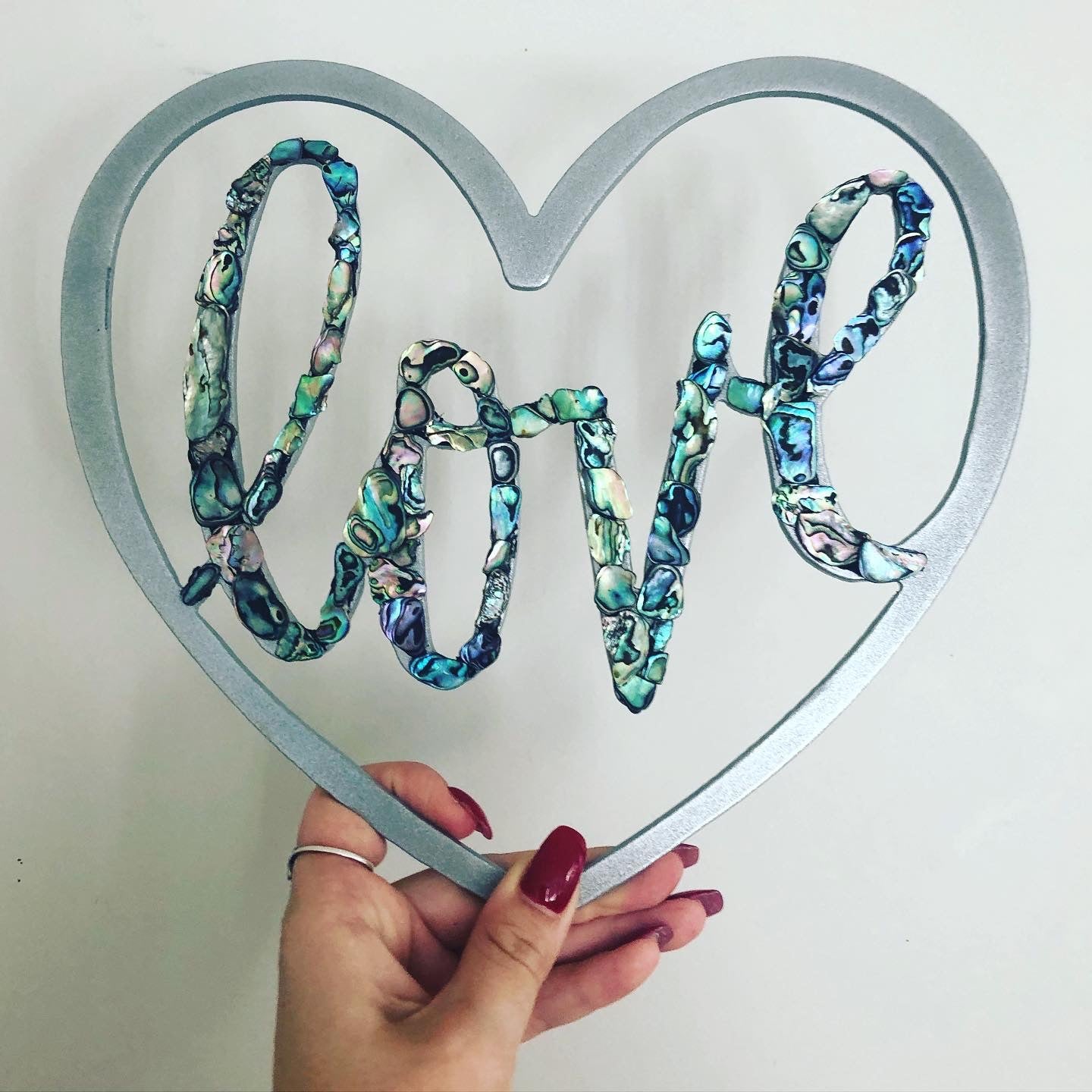 Paua Love Heart - Plazmart NZ