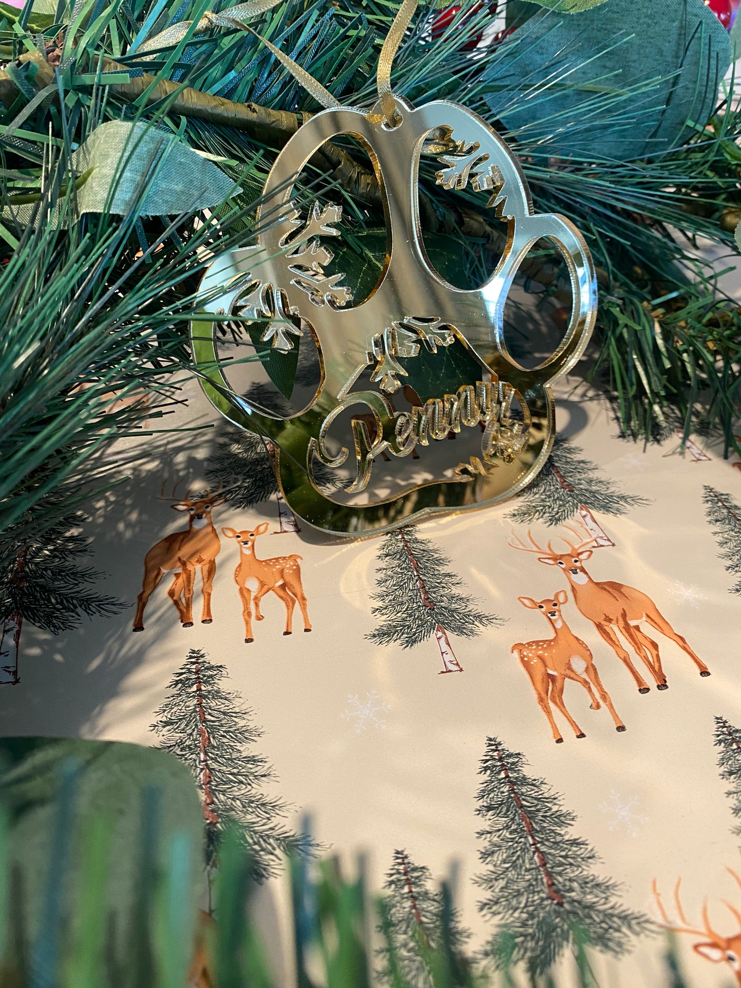 Customised Paw Print Decoration Mirror