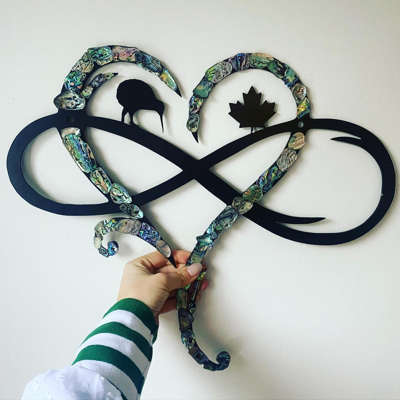 Canadian / Kiwi Infinity Heart