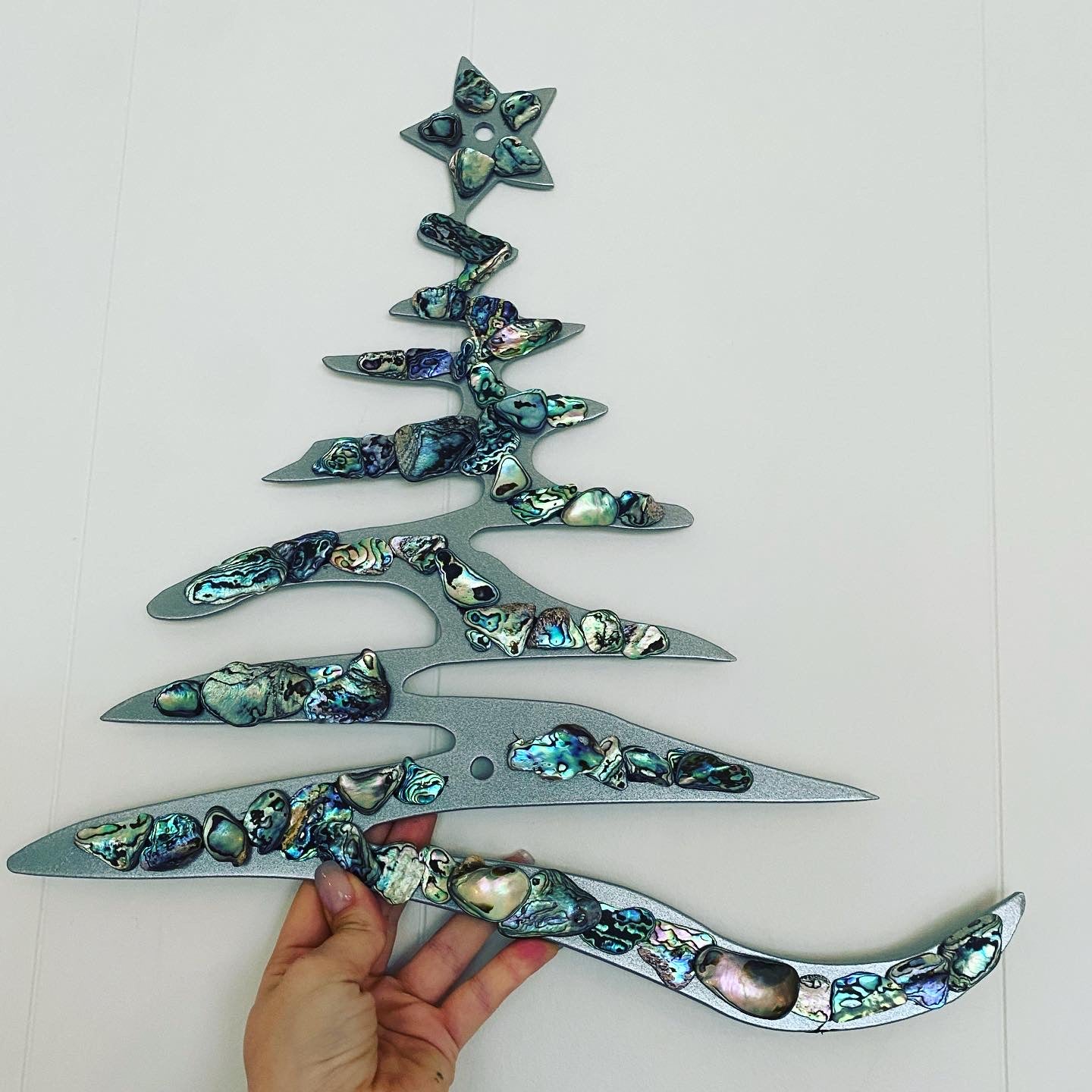 LAST ONE  Paua Christmas Tree