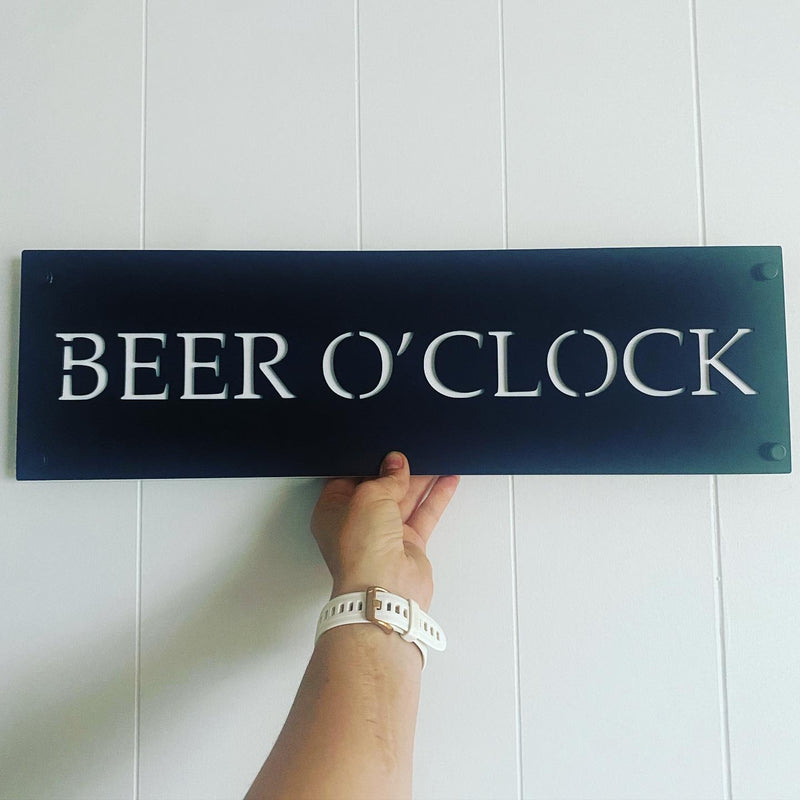 Beer O'Clock Sign